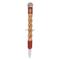 Méditation Spirituel Palissandre Serpent Spirale Reiki Bâtons de Guérison en Bois Baguette Tibétaine Cristal Bâton de Guérison