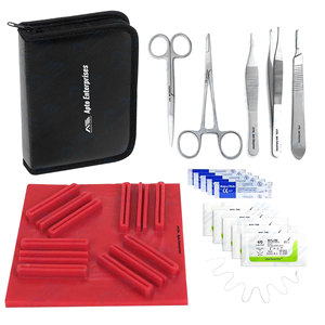 Kit de pratique de suture tout-en-un pour étudiants en médecine, avec coussin d'entraînement et matériel d'anatomie et de biologie – Vente en gros - Product Image 1