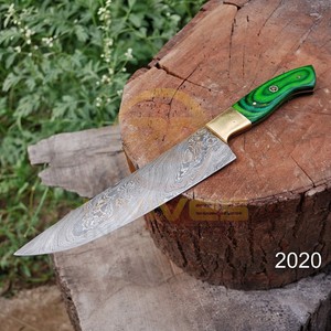 Custom Handmade Damascus Chef <b>Knife</b> Professional Kitchen <b>Knife</b> Razor <b>Sharp</b> Cooking <b>Knife</b> with Wooden Handle OEM Wholesale - Product Image 3