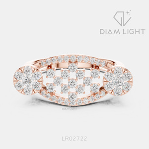 Bague de mariage en or blanc 14 carats avec diamant de laboratoire certifié IGI, taille ronde 0,696 CT, bijou raffiné, cadeau pour fiançailles, mariage ou anniversaire - Product Image 3