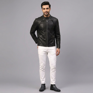 Comfortable Soft High Street Fast Delivery Men's Genuine <b>Leather</b> <b>Jacket</b> Regular Size Autumn Season Vintage Breathable <b>Jacket</b> - Product Image 1