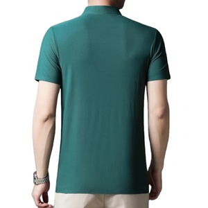 Offre Spéciale – Polo en Lin Décontracté de Luxe avec Col Contrastant, Manches Longues et Boutons – Motif Imprimé Confortable pour le Golf Quotidien - Product Image 2