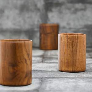 Taza de Madera Reutilizable Ecológica para Café y Té, Vajilla Sostenible Hecha de Madera Ecológica - Product Image 2