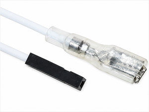 Op maat gemaakte 2-pins JST-connector kabel met vrouwelijke spade-aansluiting, duurzame elektrische bedrading voor industriële apparatuur - Product Image 2
