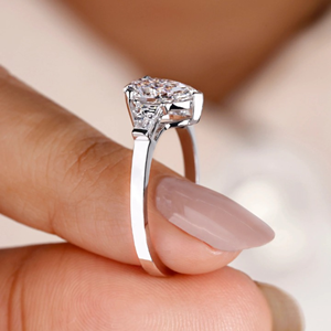 Anillo de Compromiso y Boda de Lujo con Diamante Cultivado en Laboratorio, Corte Ovalado, 1.40 Quilates, Certificado IGI, Chapado en Oro de 14K, Joyería para Regalo - Product Image 6