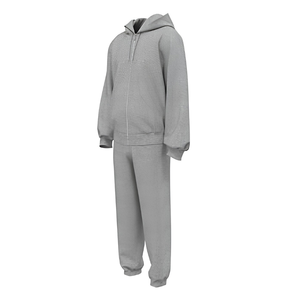 Custom Winter Hooded Hoodie <b>Jogger</b> Set Men <b>Women</b> Sweatshirt Sweatpants French Terry <b>Fleece</b> Oversized Casual Streetwear 100% - Product Image 2