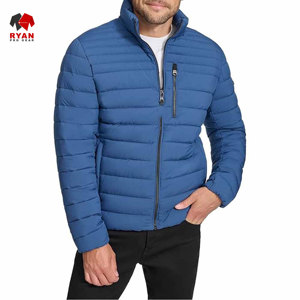 เสื้อแจ็กเก็ตขนเป็ดสำหรับผู้ชายเสื้อแจ็กเก็ตมีซิปดีไซน์ตามสั่งสำหรับผู้ชายปรับแต่งโลโก้ได้ตามต้องการ - Product Image 1