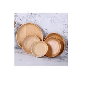 Assiettes de service classiques en bois de manguier écologiques pour mariages, réceptions et hôtels - Product Image 6