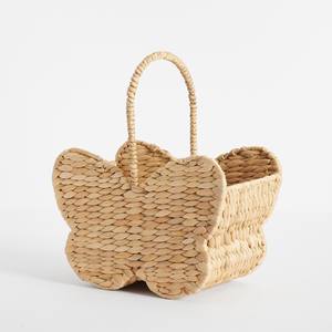 Cesta de Mimbre en Forma de Mariposa, Cesta Decorativa de Almacenamiento, Organizador de Ratán Natural, Perfecta para Decoración y Almacenamiento en Cuartos Infantiles - Product Image 2