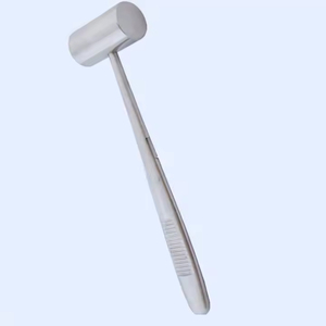 Marteau à os orthopédique 7,5 pouces 300g en acier inoxydable, outil chirurgical à prise spéciale, instrument médical ORL, certifié CE - Product Image 4