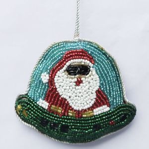 Adornos colgantes de punto para árbol de Navidad, adornos para árbol de Navidad con temática de invierno, adornos navideños de plástico colgantes - Product Image 3