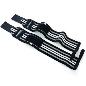 Muñequeras de nailon para levantamiento de pesas personalizadas Unisex con bucle para el pulgar, equipo de entrenamiento para gimnasio, equipo de protección al por mayor - Product Image 2