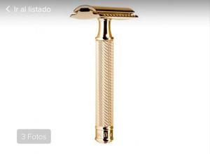 Maquinilla de Afeitar Clásica de Seguridad con Hojas de Doble Filo, Mango de Latón, Herramienta Profesional de Barbero, Afeitado Duradero para Hombres, Venta al por Mayor - Product Image 3