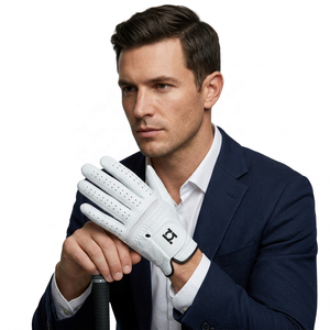 Guantes de Golf Personalizados Más Vendidos, Transpirables, de Piel de Oveja Blanca Cabretta, con Empaque Premium, para Golfistas - Product Image 2