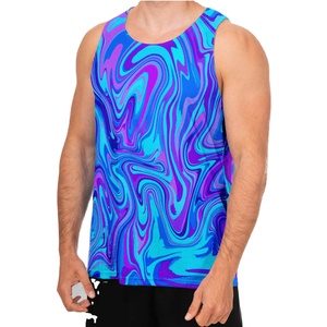 Débardeur Homme Personnalisé par Sublimation, Imprimé Intégral, Sans Manches, pour la Gym, Motif Tropical, Performance, Vêtement de Sport 2026 - Product Image 5