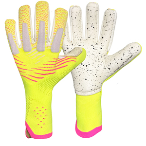 ถุงมือผู้รักษาประตูฟุตบอลมืออาชีพ ระบายอากาศได้ดี ผลิตจากยางลาเท็กซ์และ PU สำหรับการฝึกซ้อมฟุตบอลและฟุตซอล อุปกรณ์สำหรับผู้รักษาประตู - Product Image 6