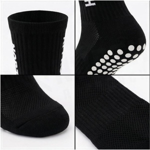 <b>Black</b> Crew Athletic <b>Socks</b> Breathable Knitted for Basketball Adults Summer Season - Product Image 4