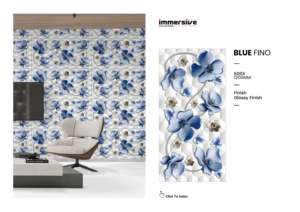 กระเบื้องปูพื้นพอร์ซเลนเคลือบเงาพรีเมียม ขนาด 60x120 ซม. 600x1200 มม. 24x48 นิ้ว สำหรับตกแต่งภายในห้องนั่งเล่นหรูหราและพื้นที่เชิงพาณิชย์ - Product Image 4