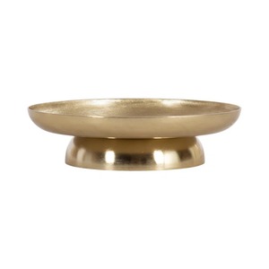 ถาดทองเหลืองทรงกลม ดีไซน์มินิมอล ชุบทอง บรรจุภัณฑ์ชิ้นเดียว - Product Image 2