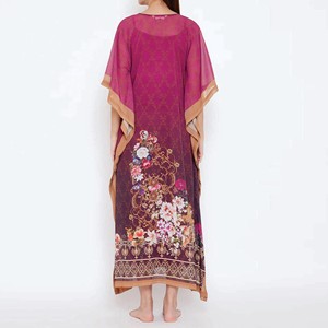 Vestido Kaftan Bordado de Lujo para Mujer, Elegante, Holgado, Ropa Islámica para Eid y Ramadán - Product Image 3