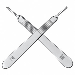 Manche de bistouri chirurgical 3 en 1, antidérapant, en acier inoxydable durable, pour instruments chirurgicaux capillaires - Product Image 1