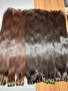 100% ต่อผมตรงกระดูกดิบแบบไม่ผ่านกระบวนการผมชาวอินเดียมัดผมไม่พันกัน - Product Image 2