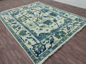 Wholesale Custom Size <b>Modern</b> Oushak Woolen Carpet | Traditional Hand Knotted Oriental Turkish <b>Rug</b> | Eco-Friendly <b>Large</b> Area <b>Rugs</b> - Product Image 1