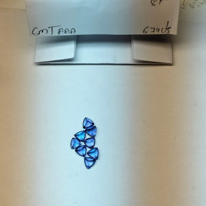 Tanzanita Azul Natural de 6MM, Corte Trillón, Gema Suelta de la Mejor Calidad para Joyería, Red Mountain Gems - Product Image 3