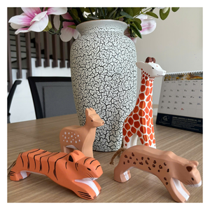 Juguete de Animales de Madera, Juego Educativo de Emparejamiento de Animales, Figuras de Madera Hechas a Mano para Proveedores Minoristas, Fabricante OEM ODM - Product Image 4