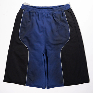 Shorts amples pour hommes, style jorts, coupe oversize, longueur genou, streetwear hip-hop, décontracté, athlétique - Product Image 4