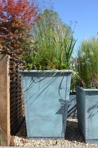 Hot Selling Round Copper Bathtub Outdoor Rustic Style Freestanding <b>Garden</b> Soaking <b>Tub</b> Blue Patina Finish <b>Garden</b> Planters - Product Image 2