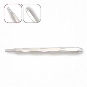 Espejo Bucal con Mango No.4 ERGO-Form Hexagonal de 10 mm de Diámetro y 13 cm de Longitud, de Acero Inoxidable Esterilizable - Product Image 1