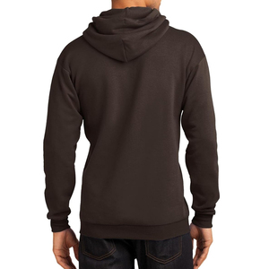 Sajjawal Zipper-Up Regular Fit 100% Cotton Fleece 400g Heavyweight Solid Eco-Friendly Windproof <b>Waterproof</b> Breathable Hoodie - Product Image 2