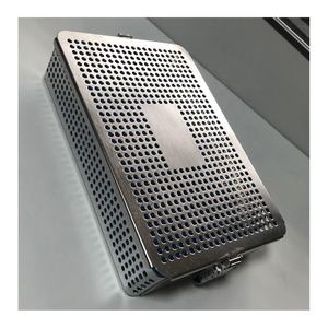 Surgical Stainless Steel Sterilization Basket Autoclave Sterilization Tray Surgical Instruments <b>Box</b> - Product Image 6