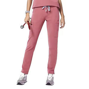 Tenue médicale tricotée à col en V et manches courtes pour femmes, idéale pour le personnel hospitalier, les blocs opératoires, les médecins, les infirmières et le personnel de nettoyage. - Product Image 2