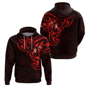 Vente en gros de sweats à capuche personnalisés avec motif tribal maori, imprimé intégral, style polynésien hawaïen, sublimation personnalisée pour le sport - Product Image 3