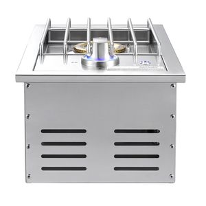 Quemador Lateral de Propano Líquido de 17,000 BTU para Estufas de Gas, Acero Inoxidable 304, Cocina Exterior, Convertible a Gas Natural - Product Image 5