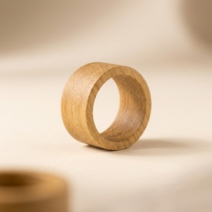 Ensemble d'anneaux de serviette en bois faits à la main, écologiques, en bois d'acacia et de manguier naturel, porte-serviettes pour table de mariage de luxe - Product Image 4