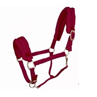 Harnais de cheval en nylon rembourré doux avec design brodé personnalisé en 3 couleurs, disponible en plusieurs coloris, avec des anneaux de boucle ultra résistants