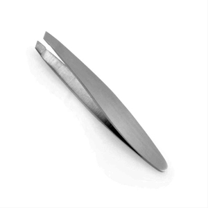 Pinzas para Cejas con Recubrimiento en Polvo Color Morado Personalizado, Pinzas de Precisión Profesionales de Acero Inoxidable con Punta Inclinada, Marca Privada - Product Image 2