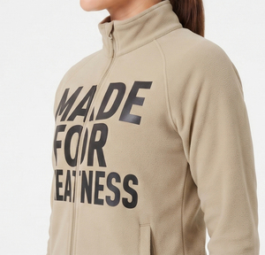 Chaqueta Deportiva de Poliéster Estampada con Cuello Alto para Mujer, 100% Poliéster, Chaqueta Deportiva Estampada para Dama - Product Image 2