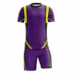 Sublimation Soccer Jersey and Shorts Set Adult Sportswear Custom Design Short Sleeve 100% Polyester Athletic Fit - Product Image 2