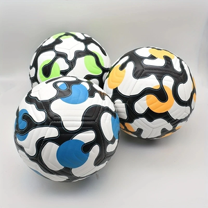 Ballons de football taille 5, cousus à la machine, en matériau PU, pour matchs sportifs et entraînements, football, voetbal - Product Image 1