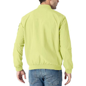Men's <b>Lightweight</b> <b>Bomber</b> <b>Jacket</b> Casual Fashion Stylish Windbreaker Light Comfortable Everyday Wear Trendy Street Style Outerwear - Product Image 2
