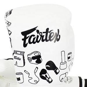 ถุงมือชกมวย Fairtex ระดับมืออาชีพ คุณภาพสูง สำหรับฝึกซ้อมมวยไทย ดีไซน์ใหม่ หนังแท้ ขนาด 12 ออนซ์ - Product Image 4