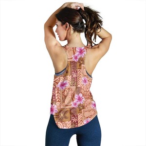 Women's Floral Patchwork Tank <b>Top</b> Scoop Neck Breathable Knitted Polyester Casual Style Digital Printed <b>Feather</b> Embellished - Product Image 4