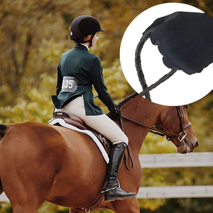 Professional Non-Slip Silicone Grip Riding Gloves: Lightweight Breathable Mesh Equestrian Performance Wear Custom Packing logo - Product Image 2