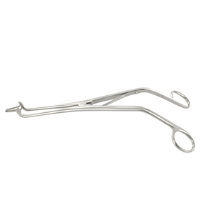 Endoscopile Kogan en acier inoxydable personnalisé avec extrémité incurvée et anneaux de poignée dorés pour usage clinique - Product Image 2