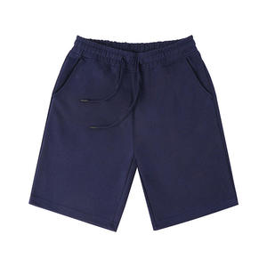 Custom Logo High Quality Cotton <b>Fleece</b> Sweat <b>Shorts</b> <b>Men</b> Casual Loose Fit Blank Gym Sports <b>Men's</b> <b>Shorts</b> With Drawstring Pockets - Product Image 3