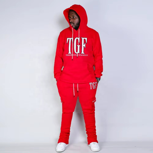 ชุดวอร์มผู้ชาย ผ้าไนลอนกันลม ชุดออกกำลังกายสองชิ้น - Product Image 5